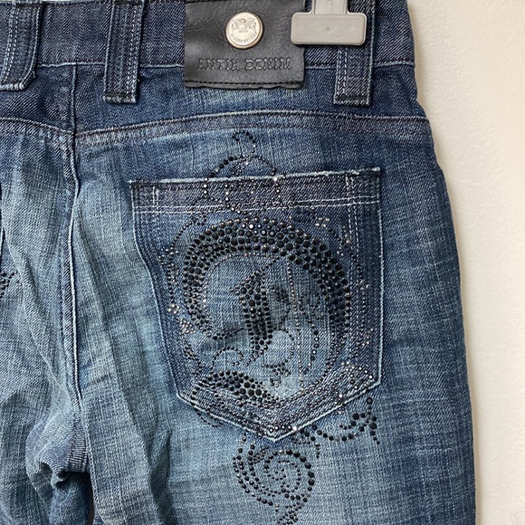 Antik Denim Original Vintage Crystal Logo CottonStretch Jeans NeverUsed - Picture 4 of 16